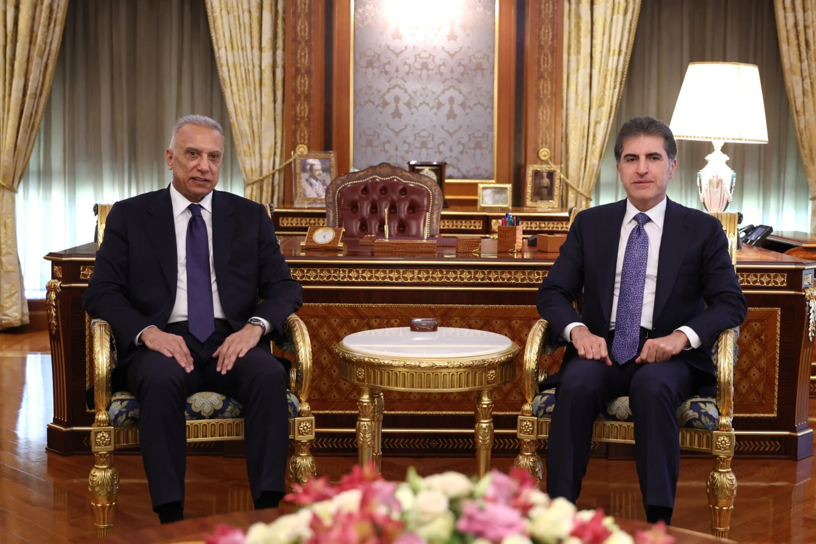 رئيس إقليم كوردستان ورئيس مجلس الوزراء العراقي الأسبق يبحثان أوضاع العراق والمنطقة