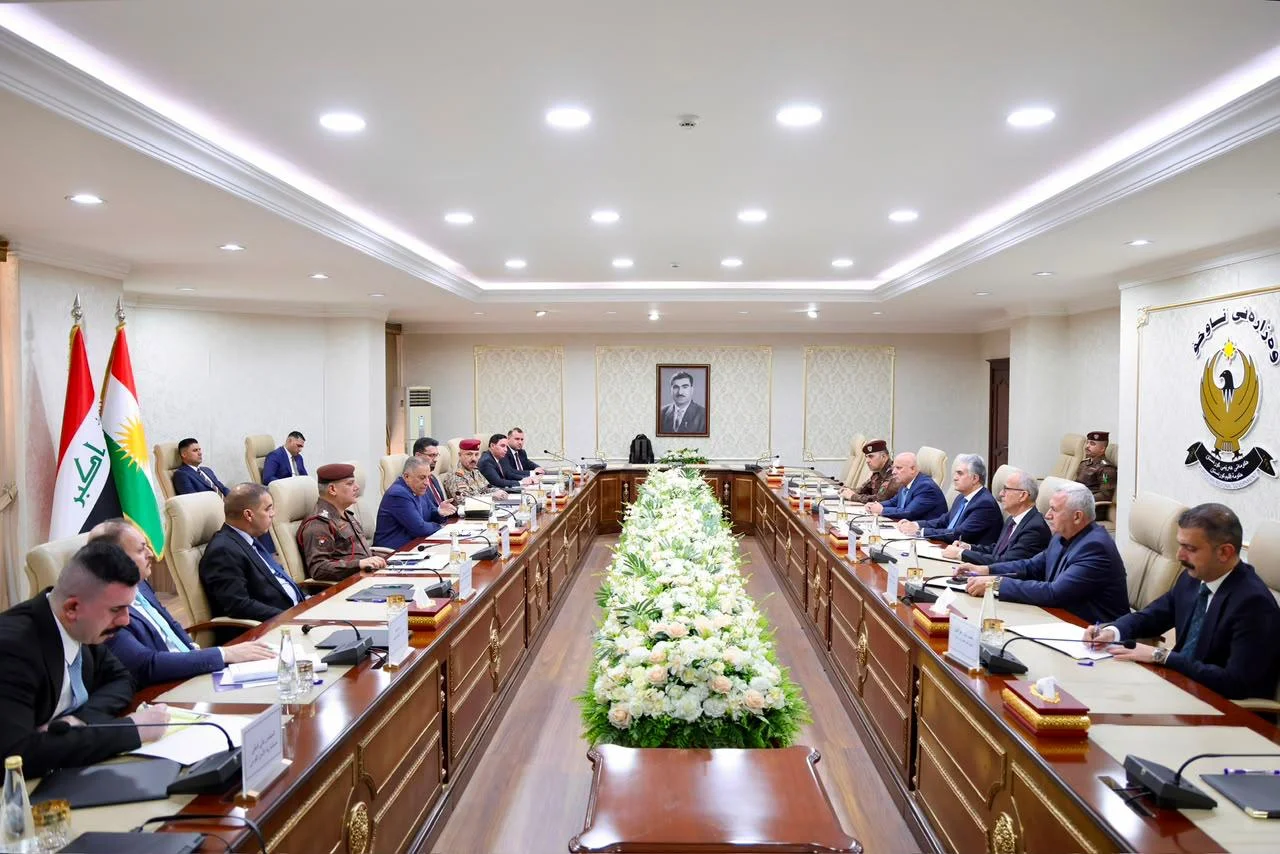 اللجنة العليا المعنية بتنفيذ بنود الاتفاق الأمني بين العراق وإيران تجتمع في أربيل
