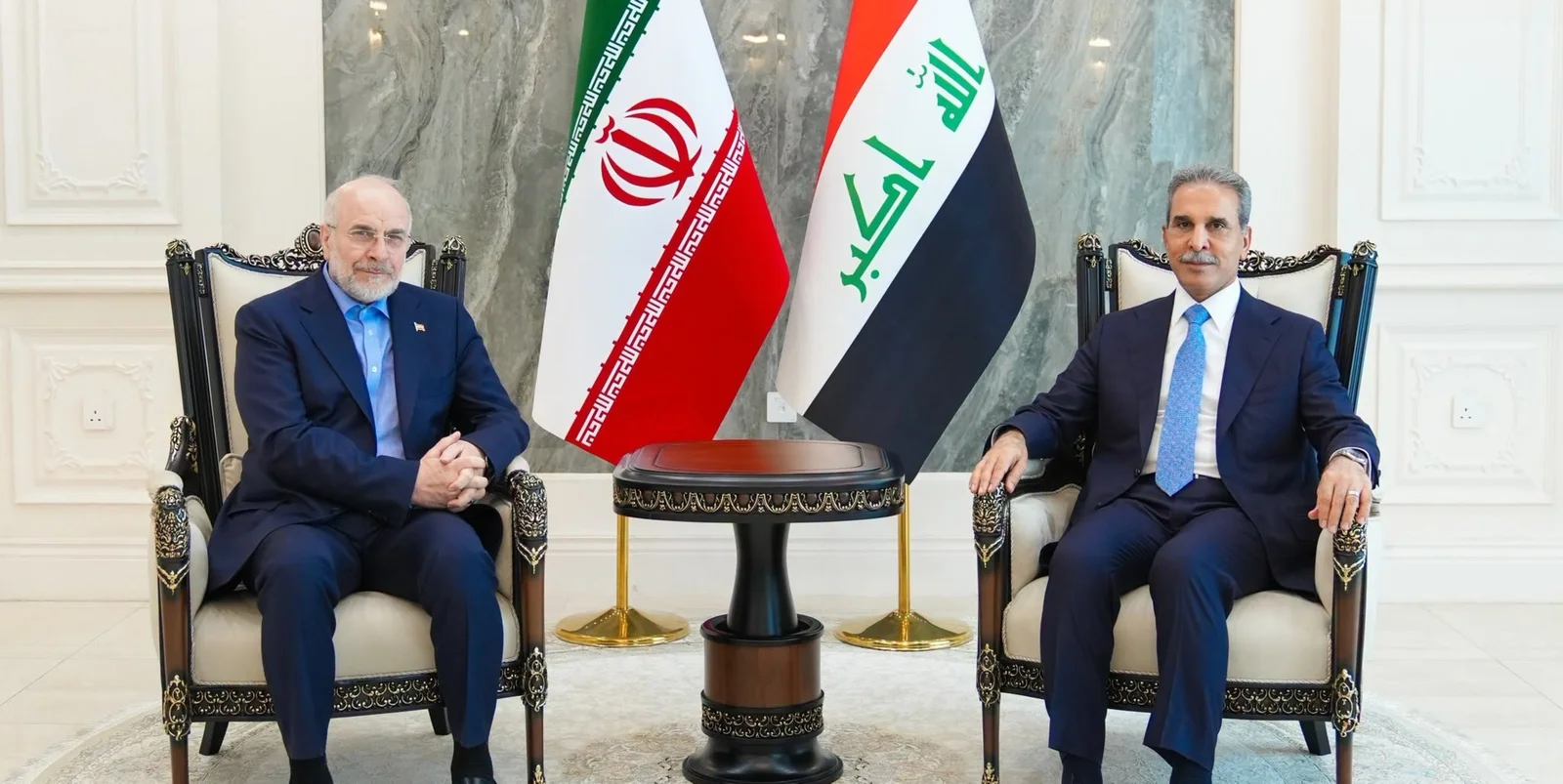 زيدان يستقبل قاليباف لبحث التعاون القانوني ومتابعة الاتفاقيات