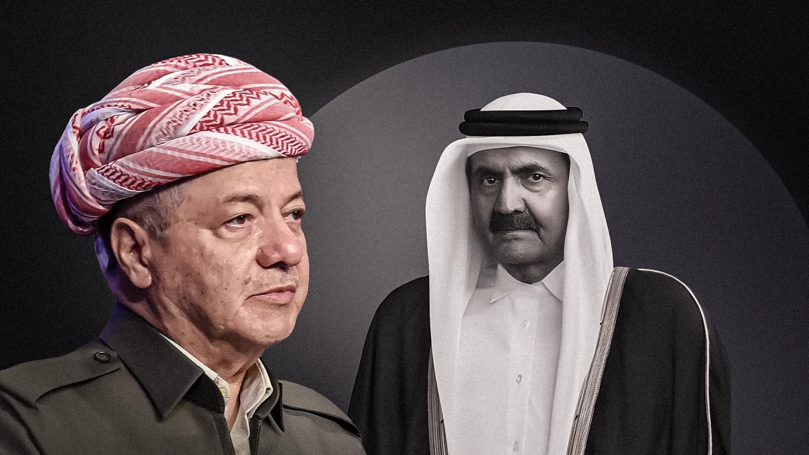 الرئيس مسعود بارزاني يعزي أمير قطر برحيل والده الشيخ حمد بن خليفة آل ثاني