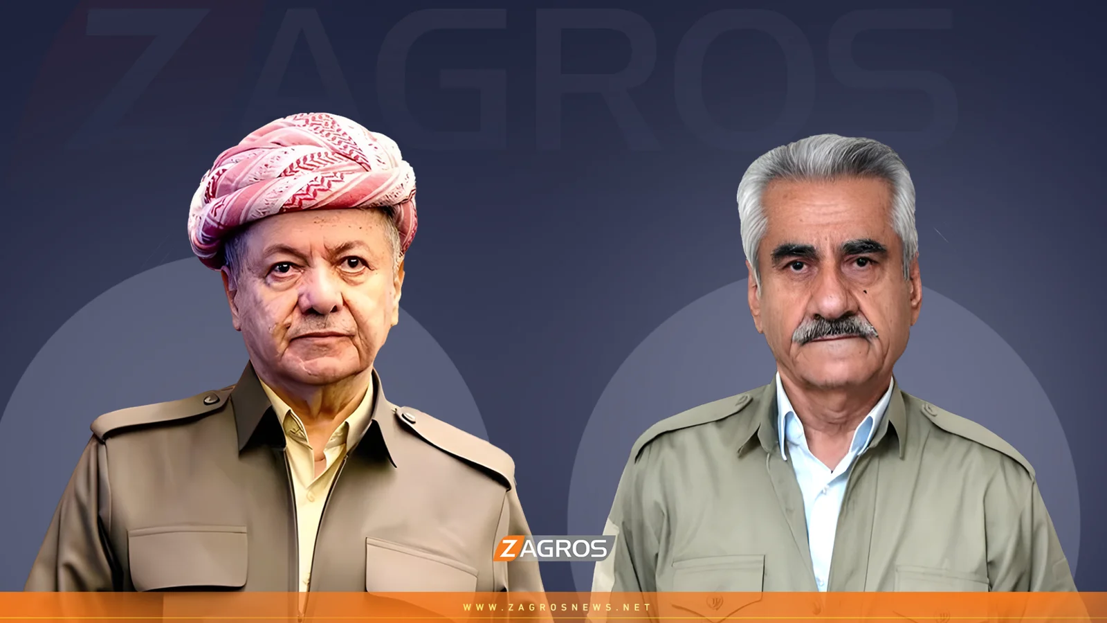 مصطفى هجري يعزّي الرئيس بارزاني بوفاة الأخ الأكبر للعائلة