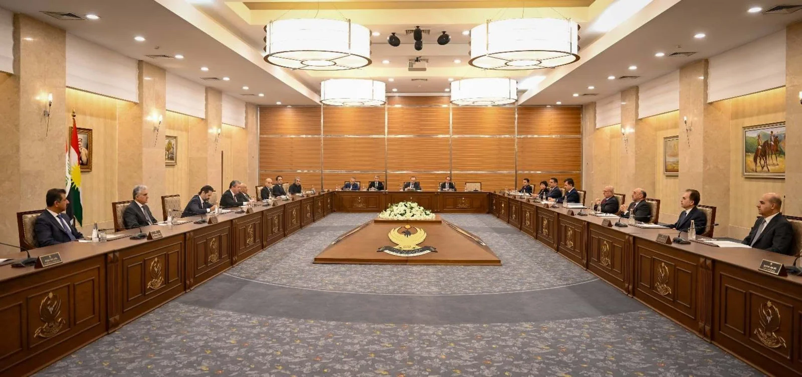 مجلس وزراء إقليم كوردستان يجتمع برئاسة مسرور بارزاني لمناقشة ثلاثة ملفات بينها تسويق واستلام محصول القمح من مزارعي الإقليم