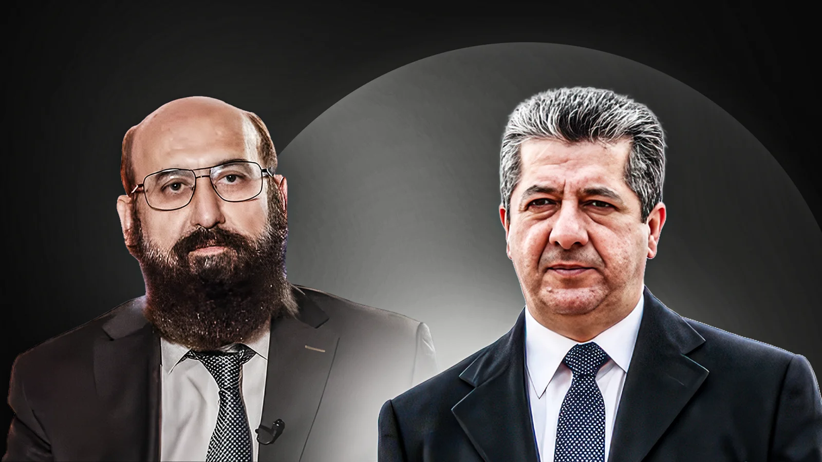 مسرور بارزاني يعزّي الأمير حازم تحسين بك بوفاة ابن شقيقة