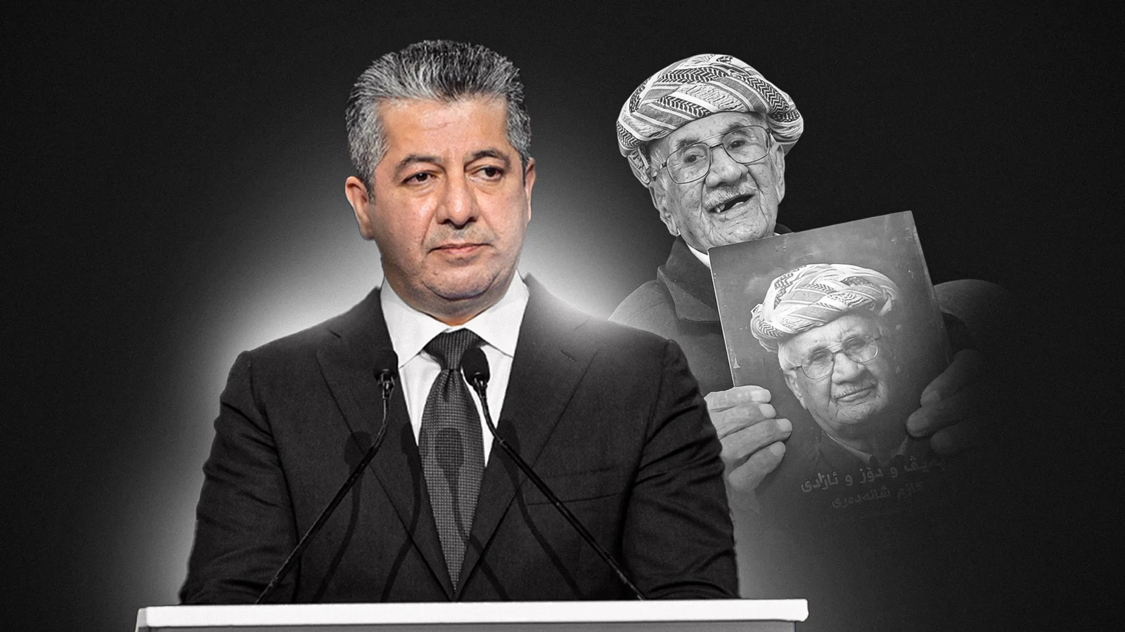 مسرور بارزاني يعزّي بوفاة "بيشمركة جمهورية كوردستان" كاظم شانَدَري