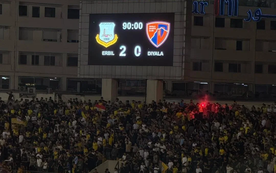 أربيل المتصدر يتغلب على ديالى ودهوك يتعادل مع غاز الشمال في دوري النجوم