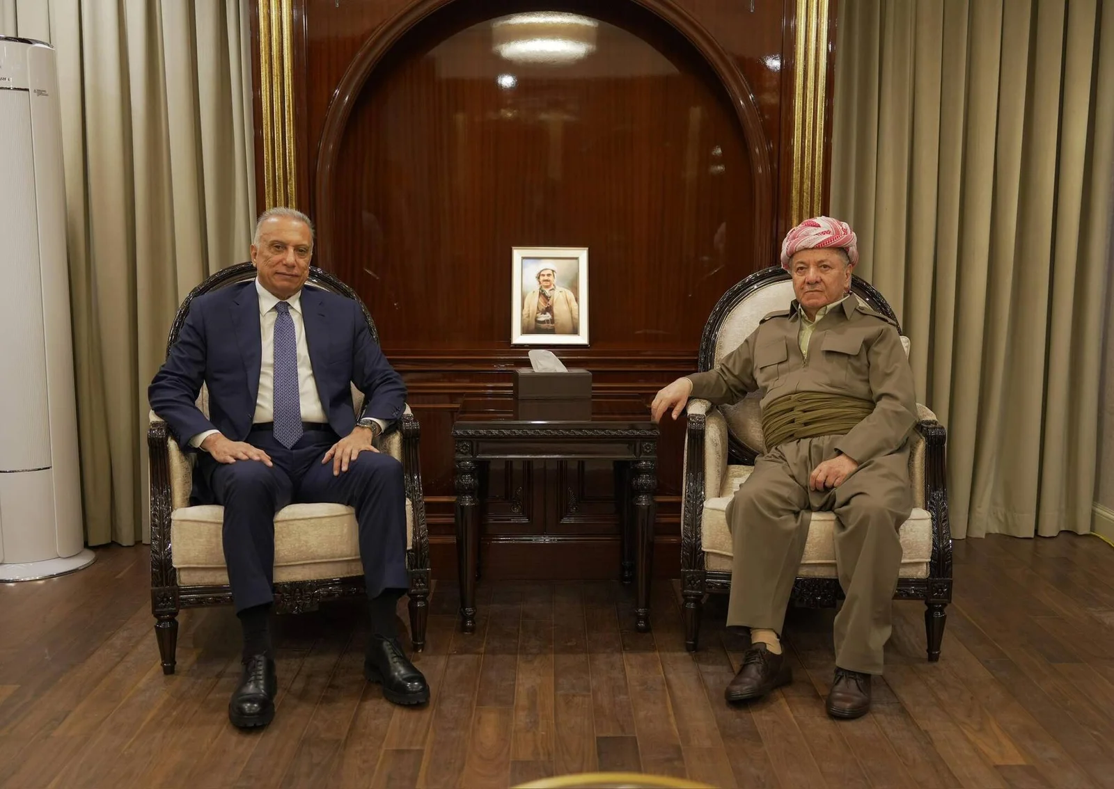 الرئيس بارزاني يستقبل مصطفى الكاظمي