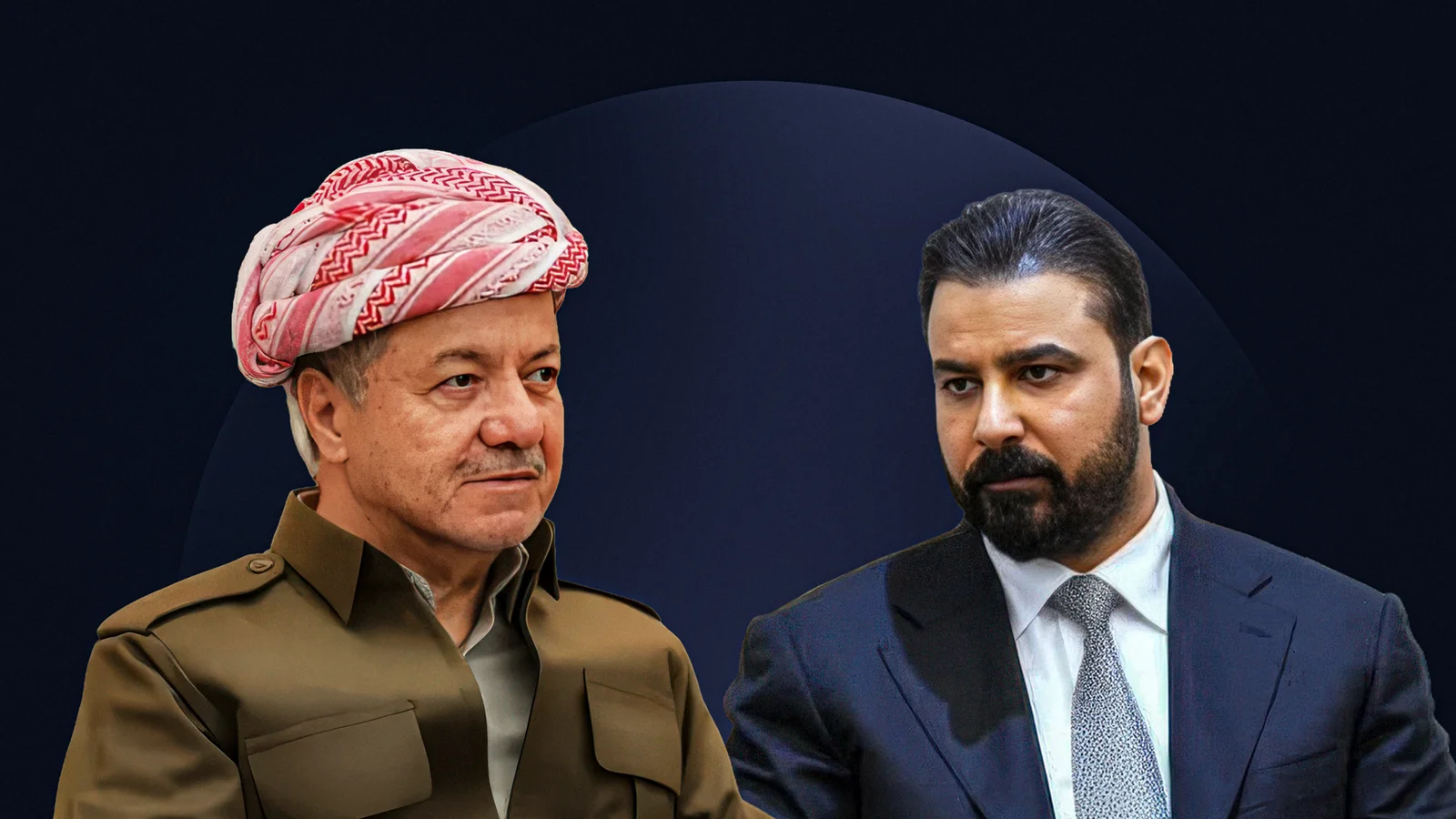 الزيدي يعزي الرئيس بارزاني بوفاة الأخ الأكبر لعائلته