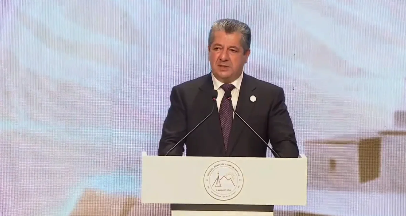 في ذكرى إبادة الإيزيديين.. مسرور بارزاني يجدد التعهد بكشف مصير المفقودين ويطالب بغداد بتطبيق اتفاق سنجار