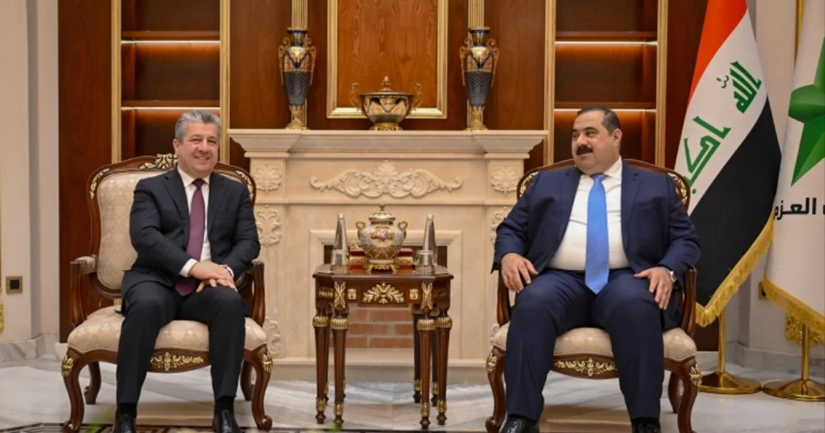 مسرور بارزاني يجتمع مع رئيس تحالف العزم