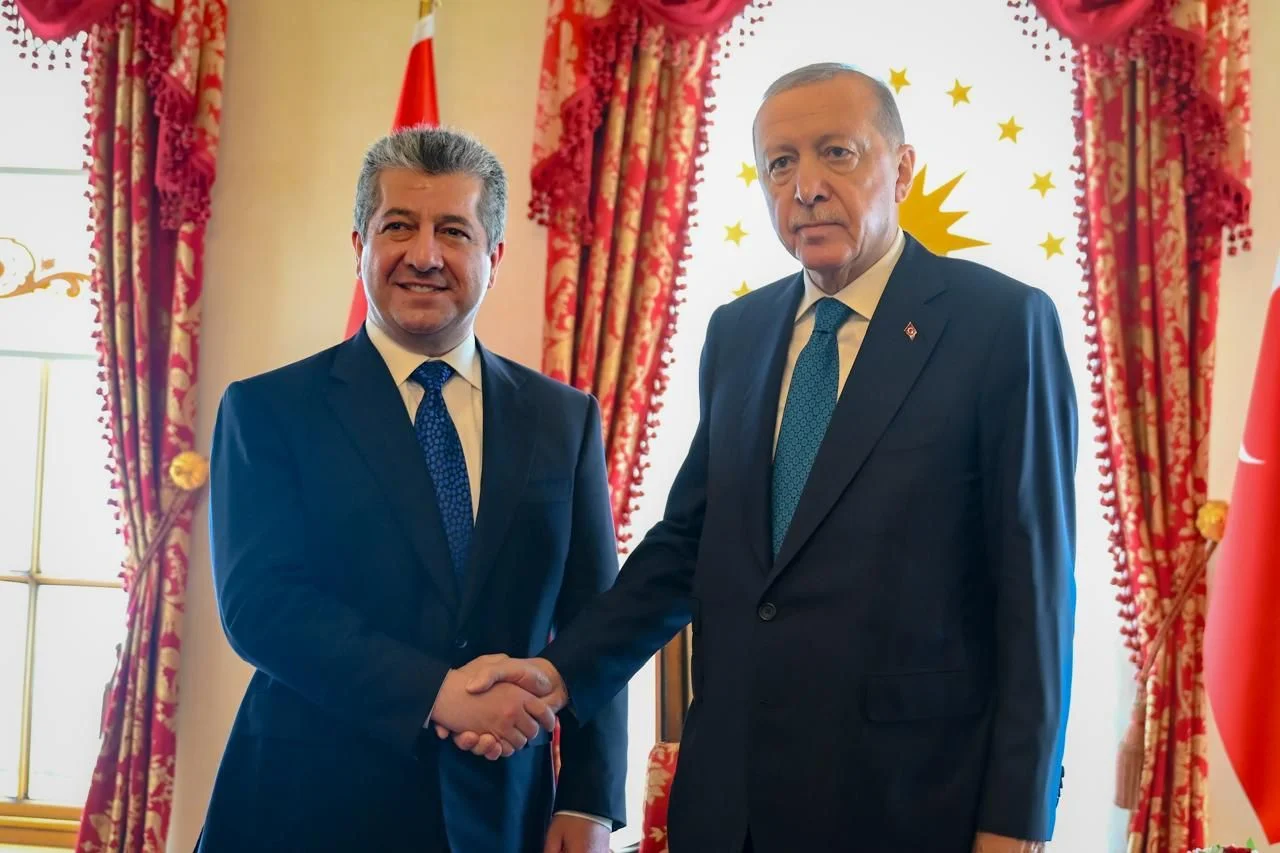 اجتماع مسرور بارزاني وأردوغان: إشادة متبادلة والتأكيد على الحوار كسبيل وحيد لحل مشكلات المنطقة