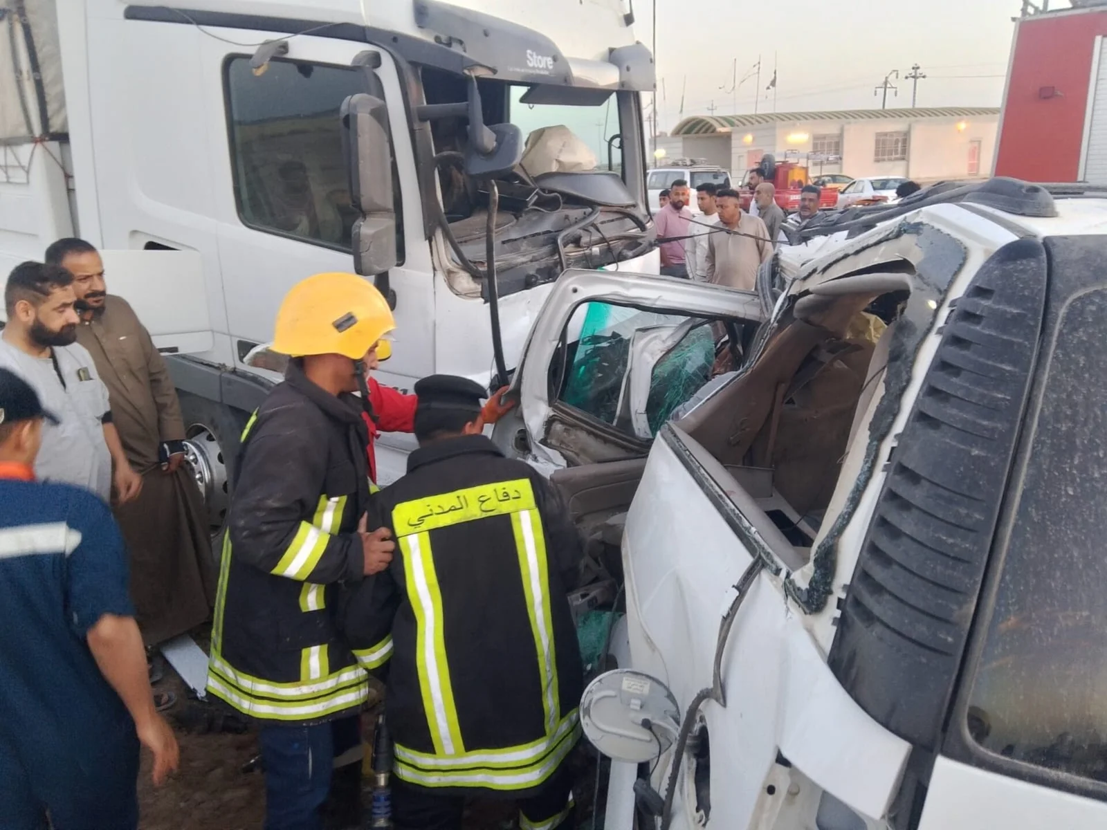 حادث سير مروّع في الديوانية يخلف سبعة قتلى