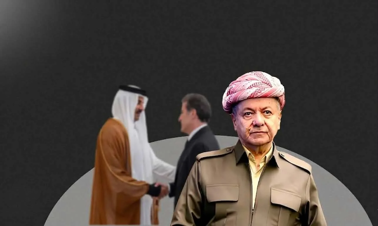 رئيس إقليم كوردستان ينقل رسالة تعزية من الرئيس بارزاني إلى أمير قطر