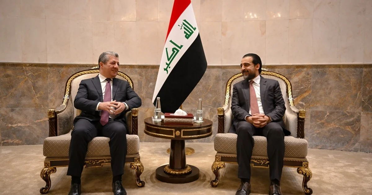 مسرور بارزاني يلتقي رئيس حزب تقدم