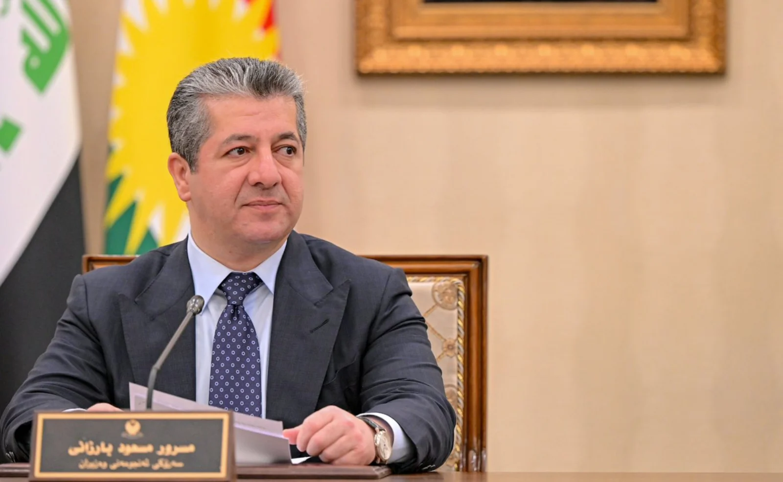 مسرور بارزاني يدين الهجمات الأخيرة على إقليم كوردستان ويوجه طلباً للشركاء الدوليين