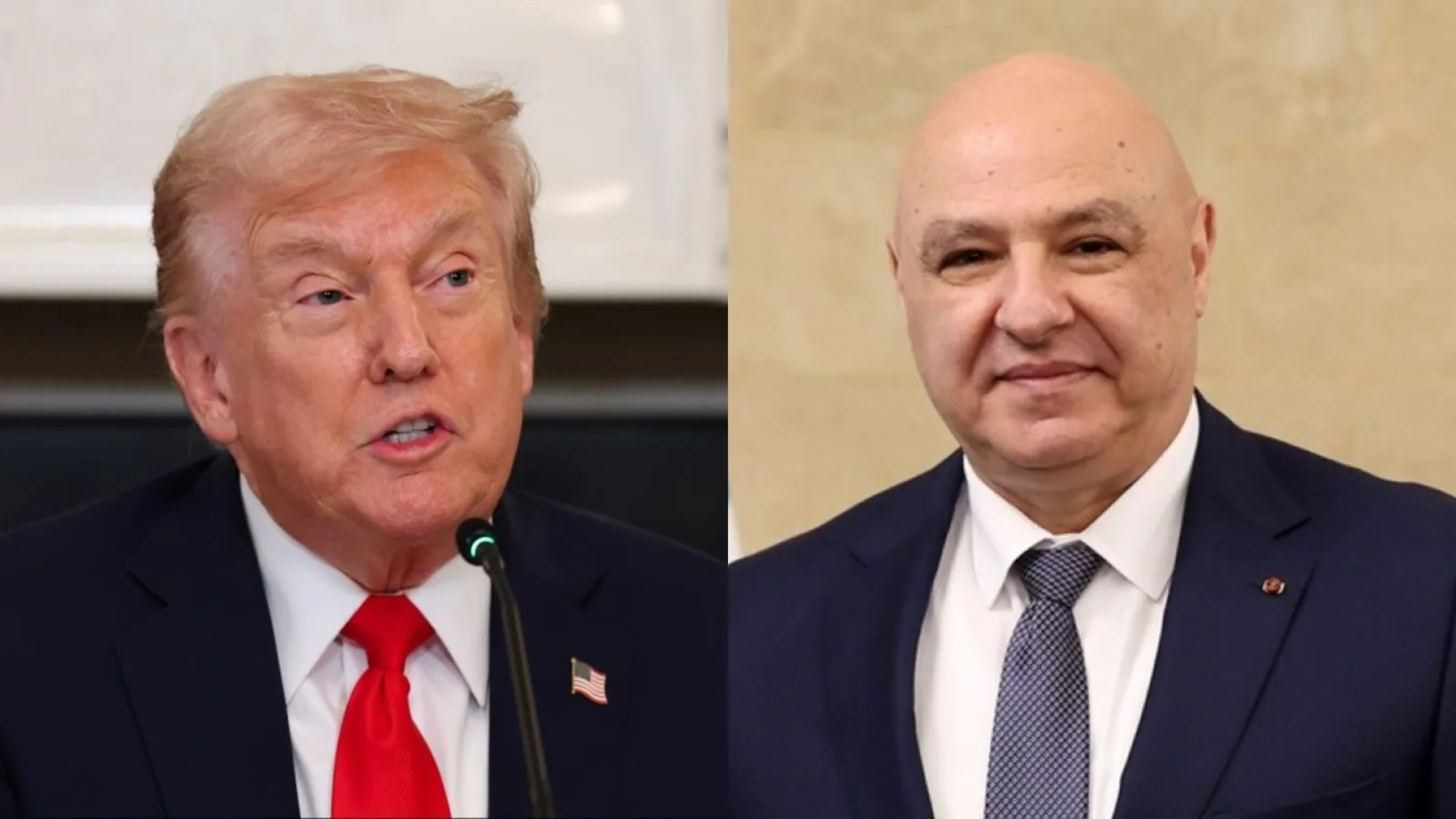 عون يدعو الولايات المتحدة إلى الاستمرار في الوقوف إلى جانب لبنان