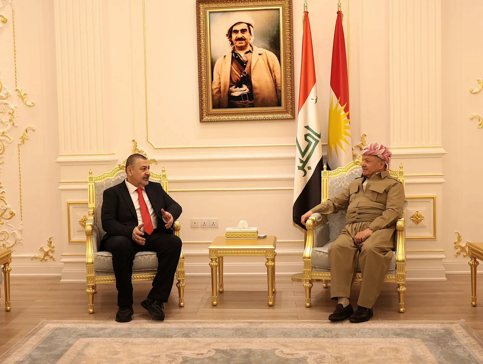 الرئيس بارزاني والأمين العام للمؤتمر الوطني العراقي يسلّطان الضوء على التنسيق بين الأطراف السياسية "لتجاوز العقبات"